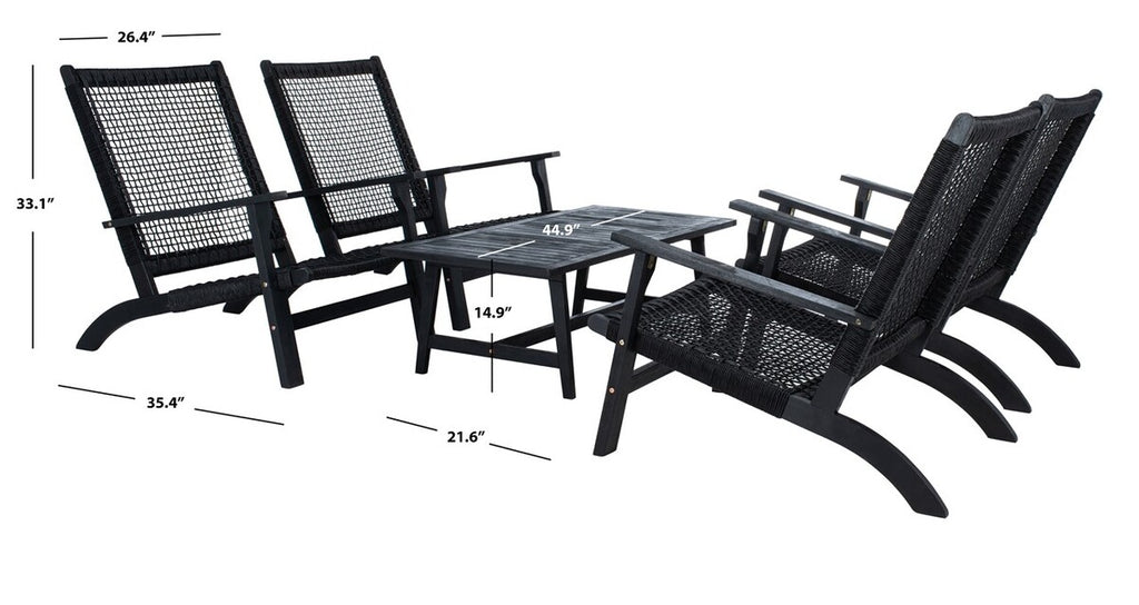 Safavieh Deven Living Set | Outdoor Dining Sets |  Modishstore  - 19