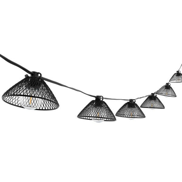 Safavieh Junia Led Outdoor String Lights - Black | Lightbulbs | Modishstore - 3