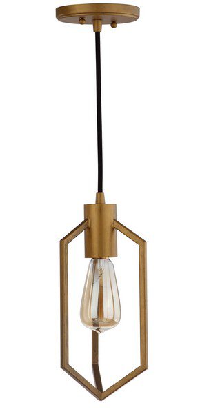 Safavieh Nelda Pendant - Gold | Pendant Lamps | Modishstore - 4