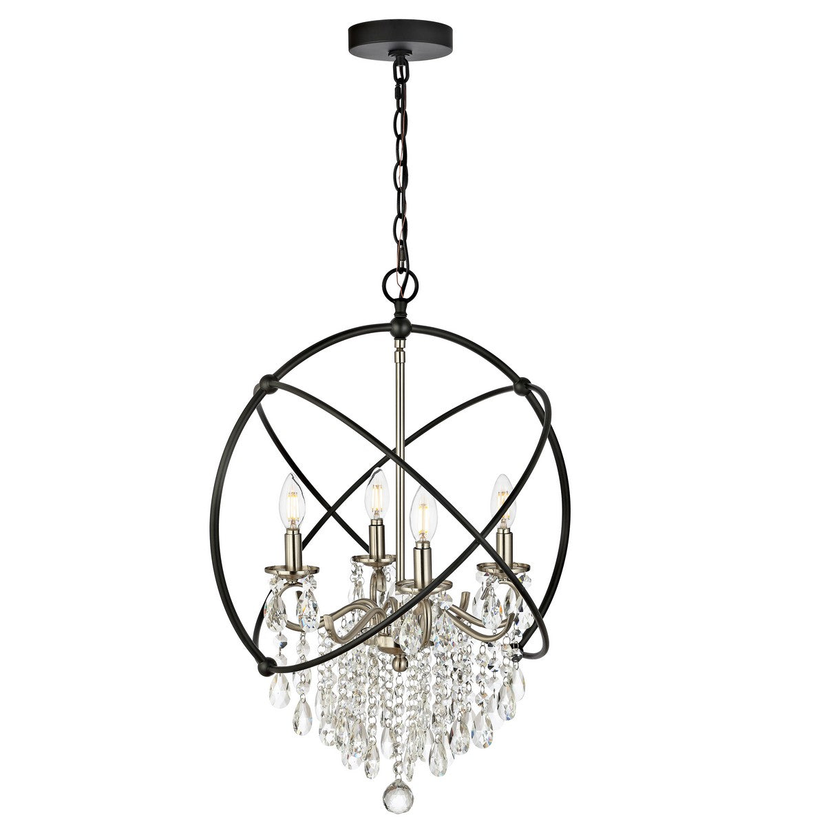 Safavieh Sabina Pendant - Nickel | Pendant Lamps | Modishstore