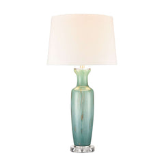 Abilene glass table lamp in Green ELK Home