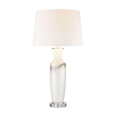 Abilene glass table lamp in White ELK Home