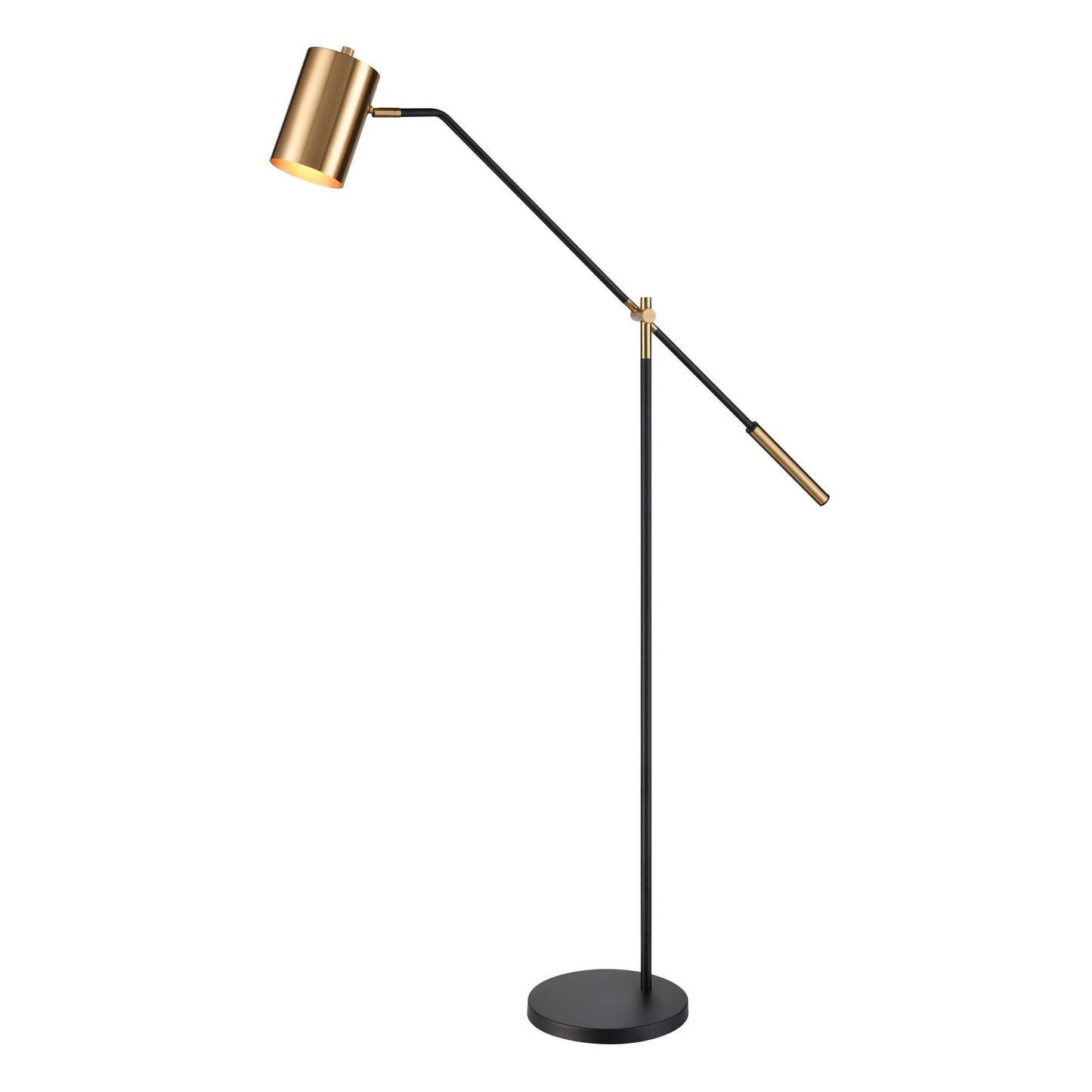 Oliver Avenue 64'' High 1-Light Floor Lamp - Matte Black By ELK |Floor Lamps |Modishstore 