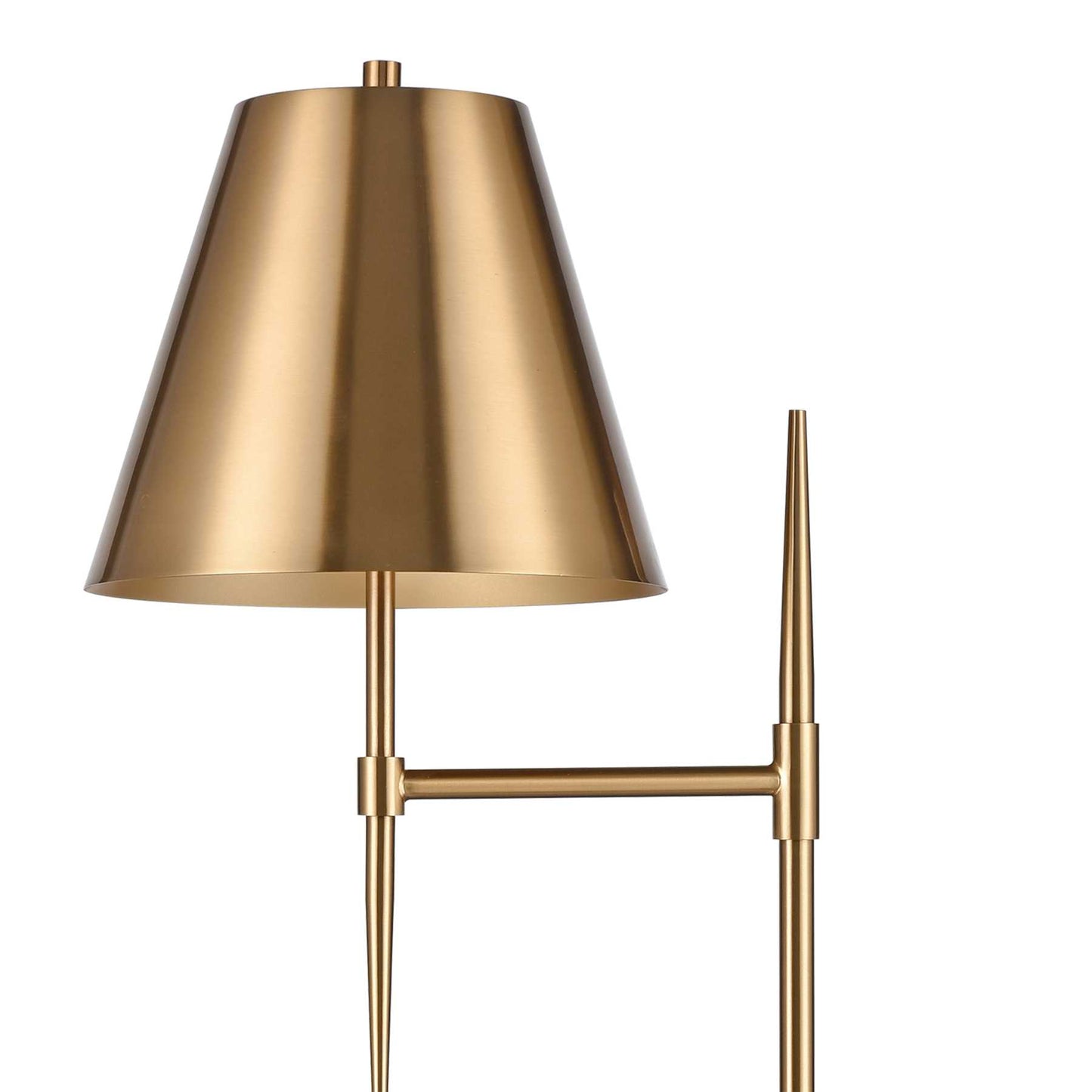 Otus 65'' High 1-Light Floor Lamp - Aged Brass By ELK |Floor Lamps |Modishstore - 3