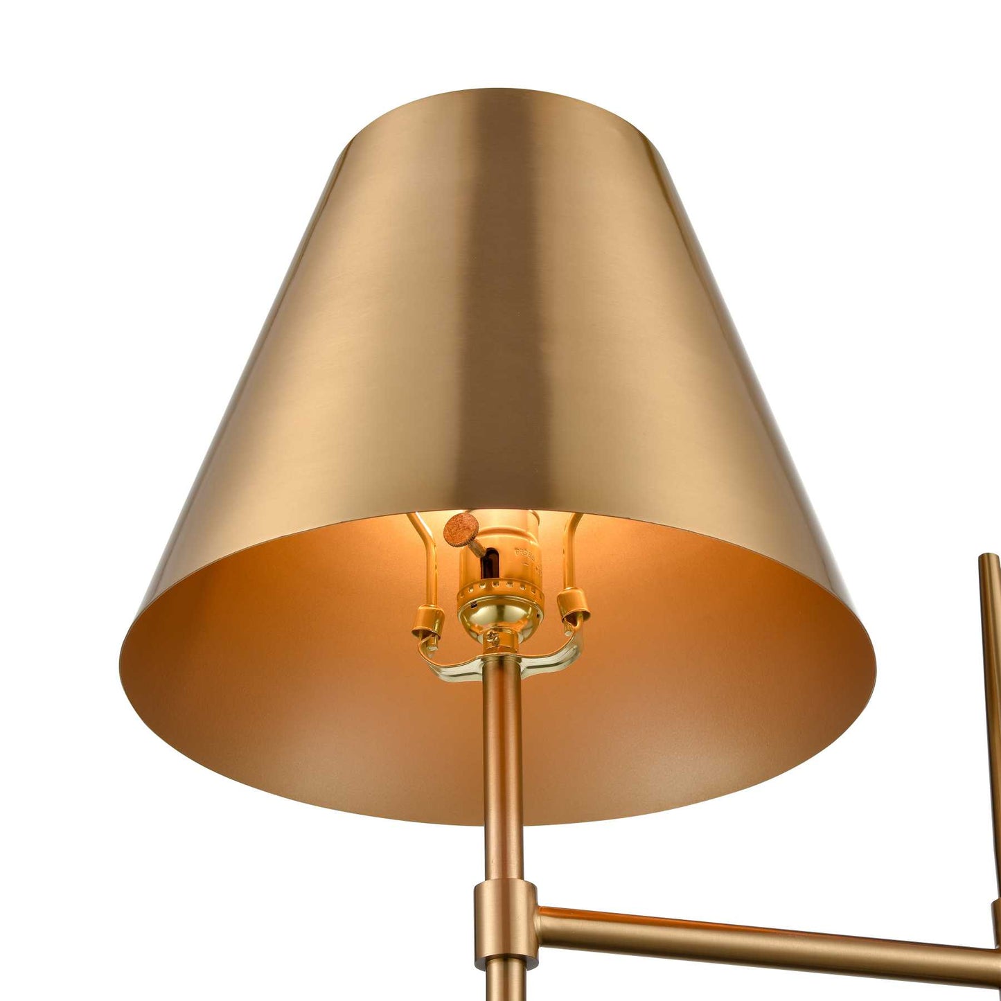 Otus 65'' High 1-Light Floor Lamp - Aged Brass By ELK |Floor Lamps |Modishstore - 4