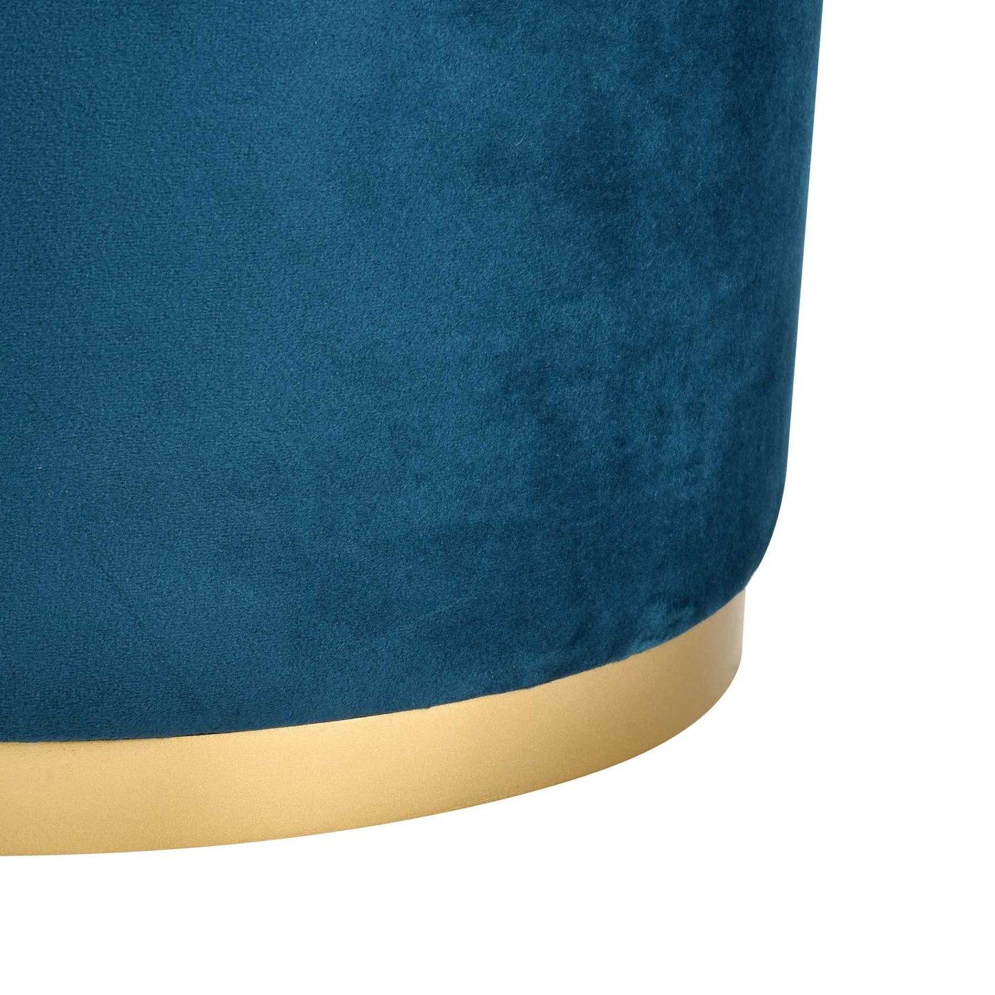 Raina Ottoman - Navy By ELK |Ottomans |Modishstore - 3