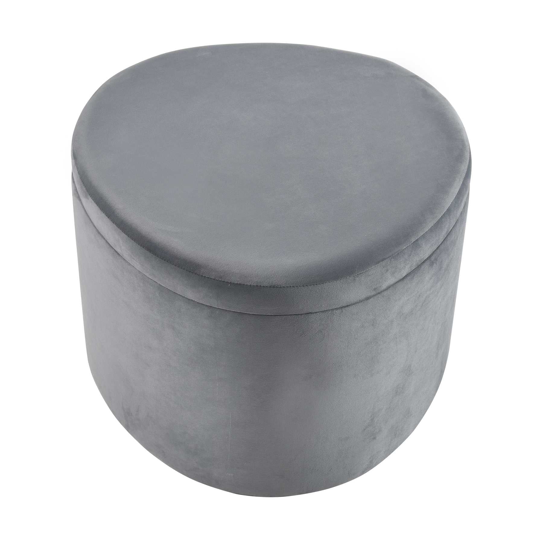 Linder Ottoman - Charcoal By ELK |Ottomans |Modishstore - 5