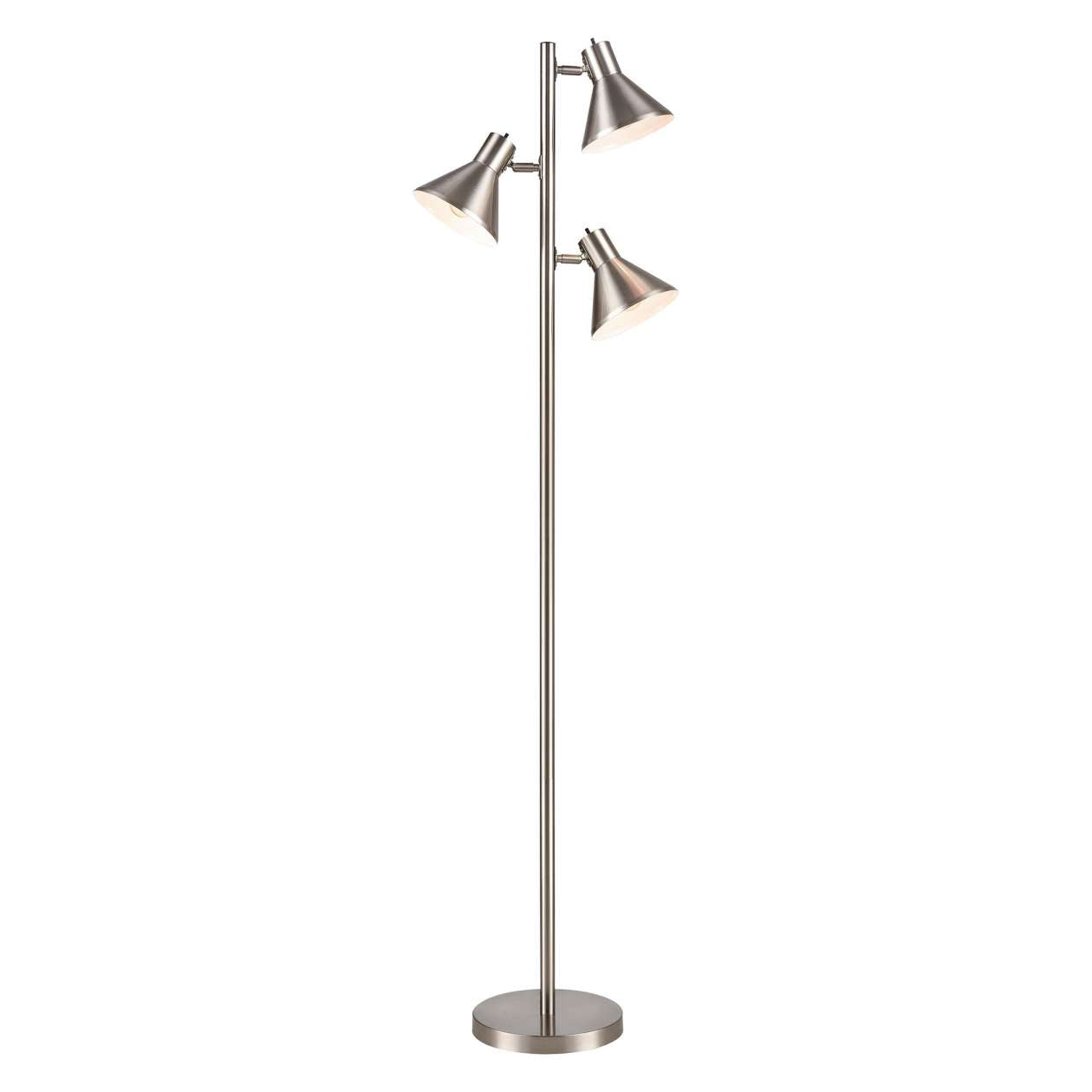 Loman Floor Lamp - Satin Nickel ELK Home | Floor Lamps | Modishstore