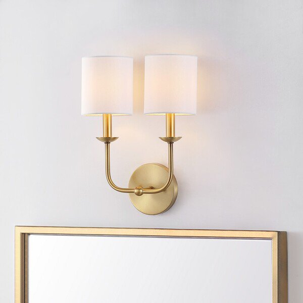 Safavieh Ferrara Wall Sconce - Gold | Sconces | Modishstore