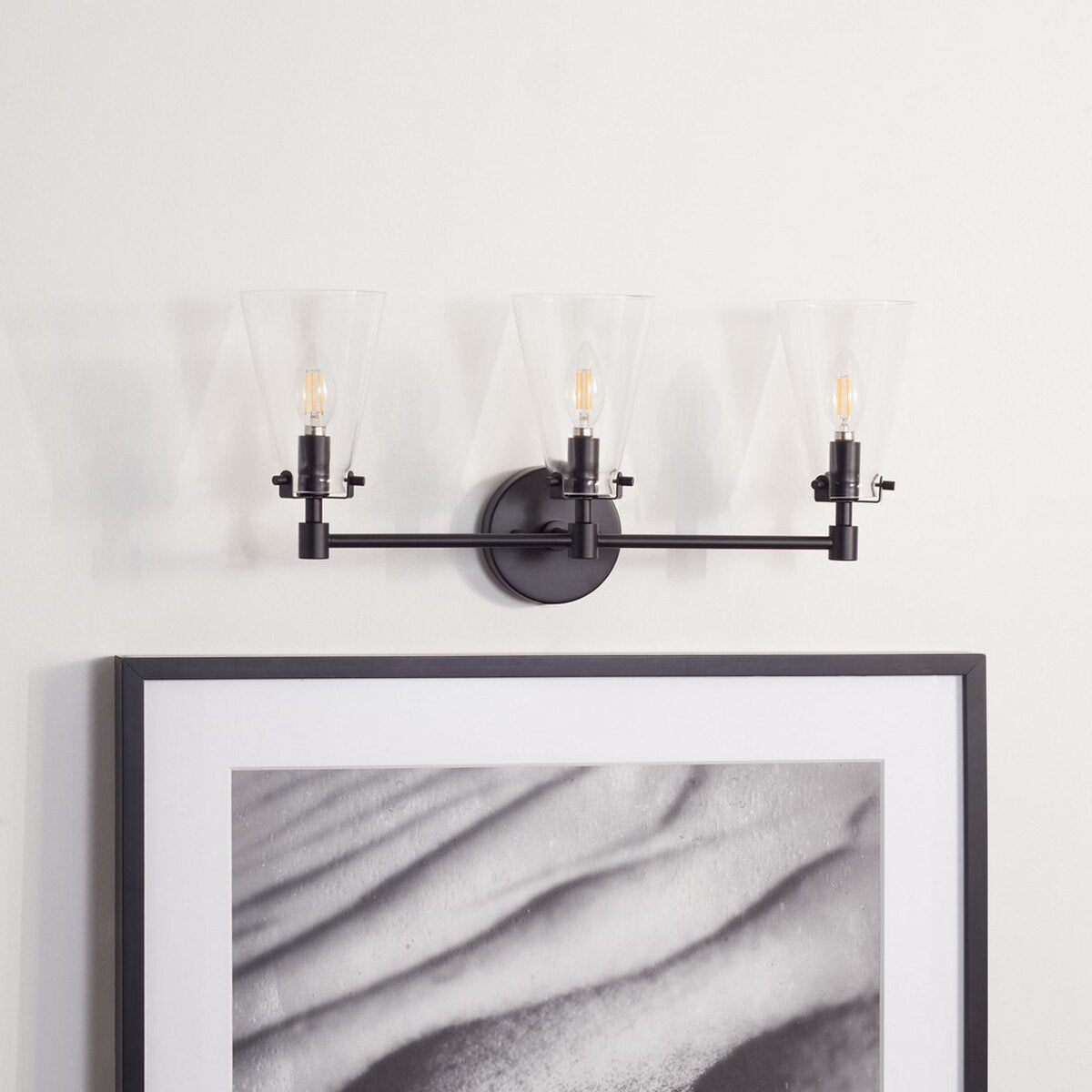 Safavieh Lonsen Vanity Sconce - Matte Black | Sconces | Modishstore - 3