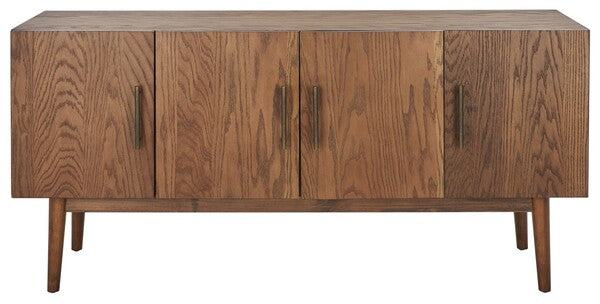 Safavieh Doderick Mid-Century Media Sta - Medium Oak | Accent Tables | Modishstore - 2