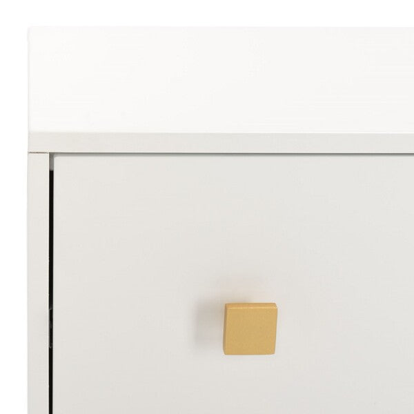 Safavieh Claudette 4 Drawer Dresser - White | Dressers | Modishstore - 4