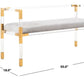 Safavieh Anastasia Bench - Clear | Benches | Modishstore - 3