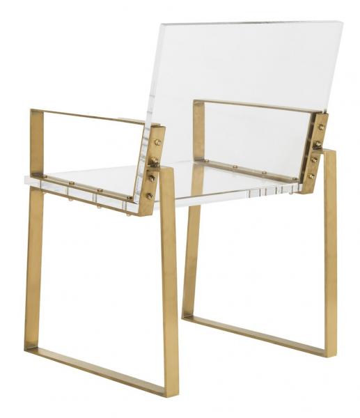 Safavieh Langston Chair - Clear | Dining Chairs | Modishstore - 4