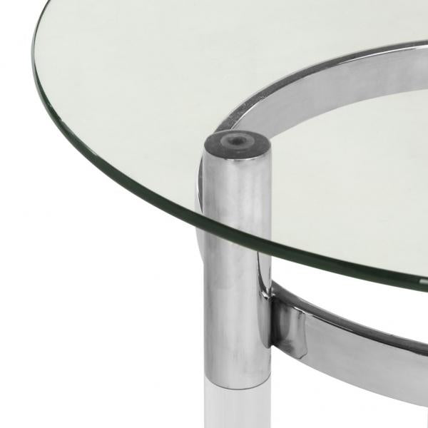 Safavieh Letty Round Acrylic End Table - Clear | Accent Tables | Modishstore - 4