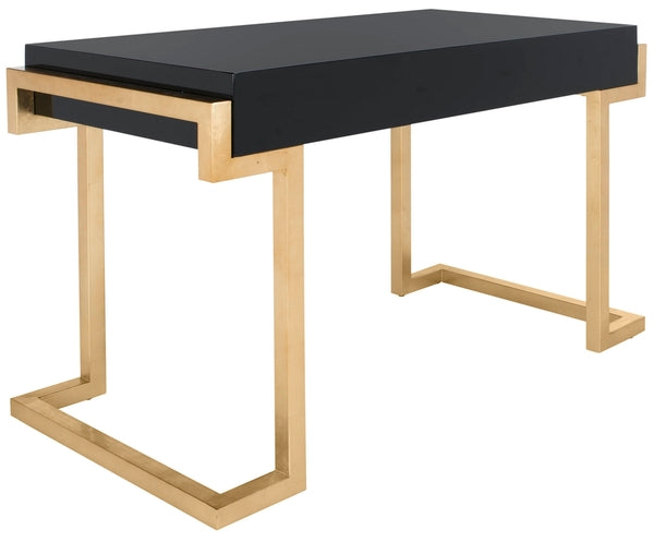 Safavieh Maia 2-Drawer Desk - Black | Desks | Modishstore - 5