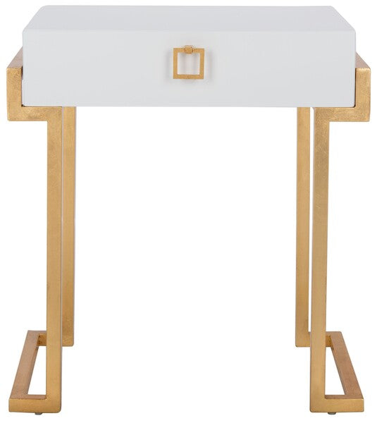 Safavieh Abele Side Table - White | Accent Tables | Modishstore - 2