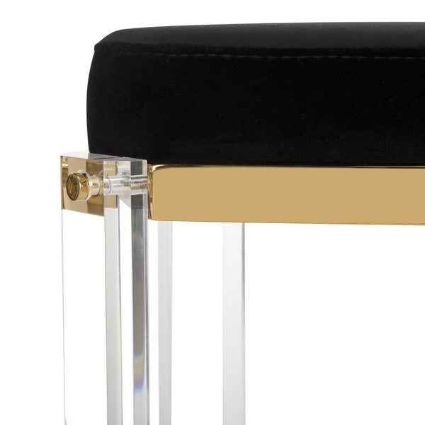 Safavieh Cicely Acrylic Bar Stool - Gold | Bar Stools | Modishstore - 4