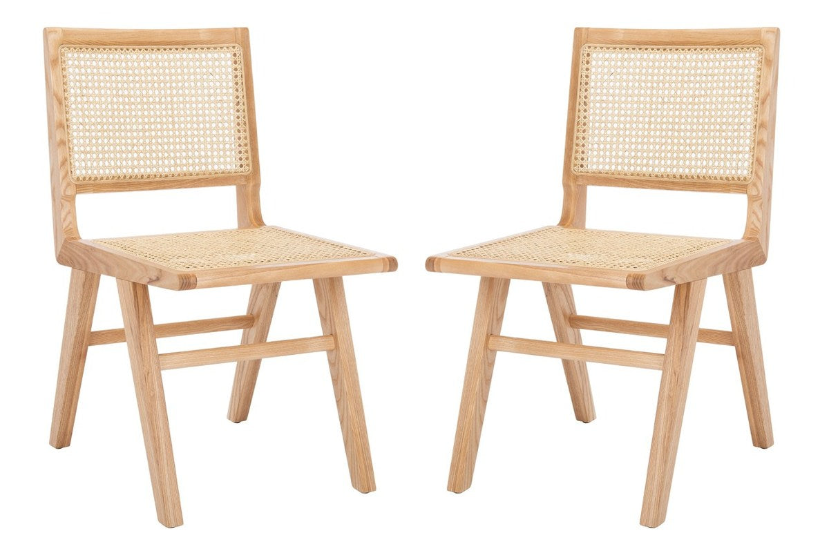 Safavieh Hattie French Cane Dining Chair Set Of 2 | Dining Chairs | Modishstore