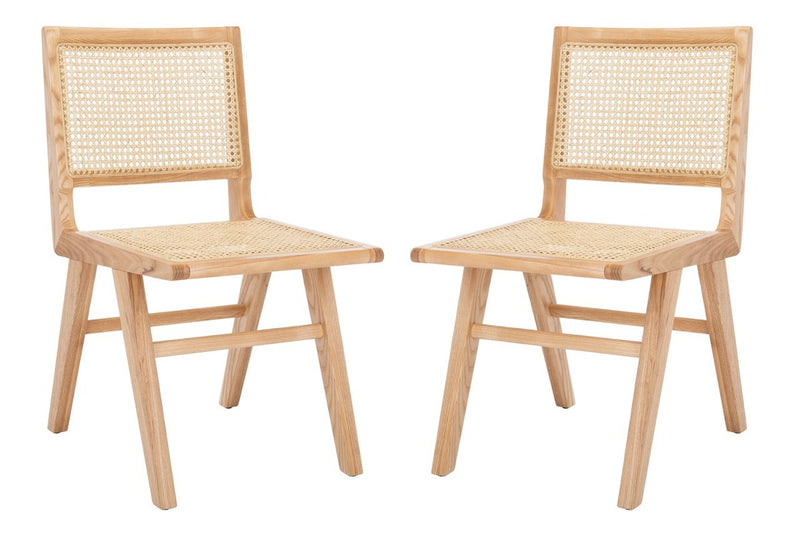 Safavieh Hattie French Cane Dining Chair Set Of 2 | Dining Chairs | Modishstore