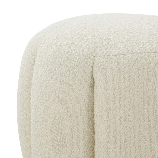 Safavieh Maxine Channel Tufted Otttoman - Ivory | Ottomans | Modishstore - 5