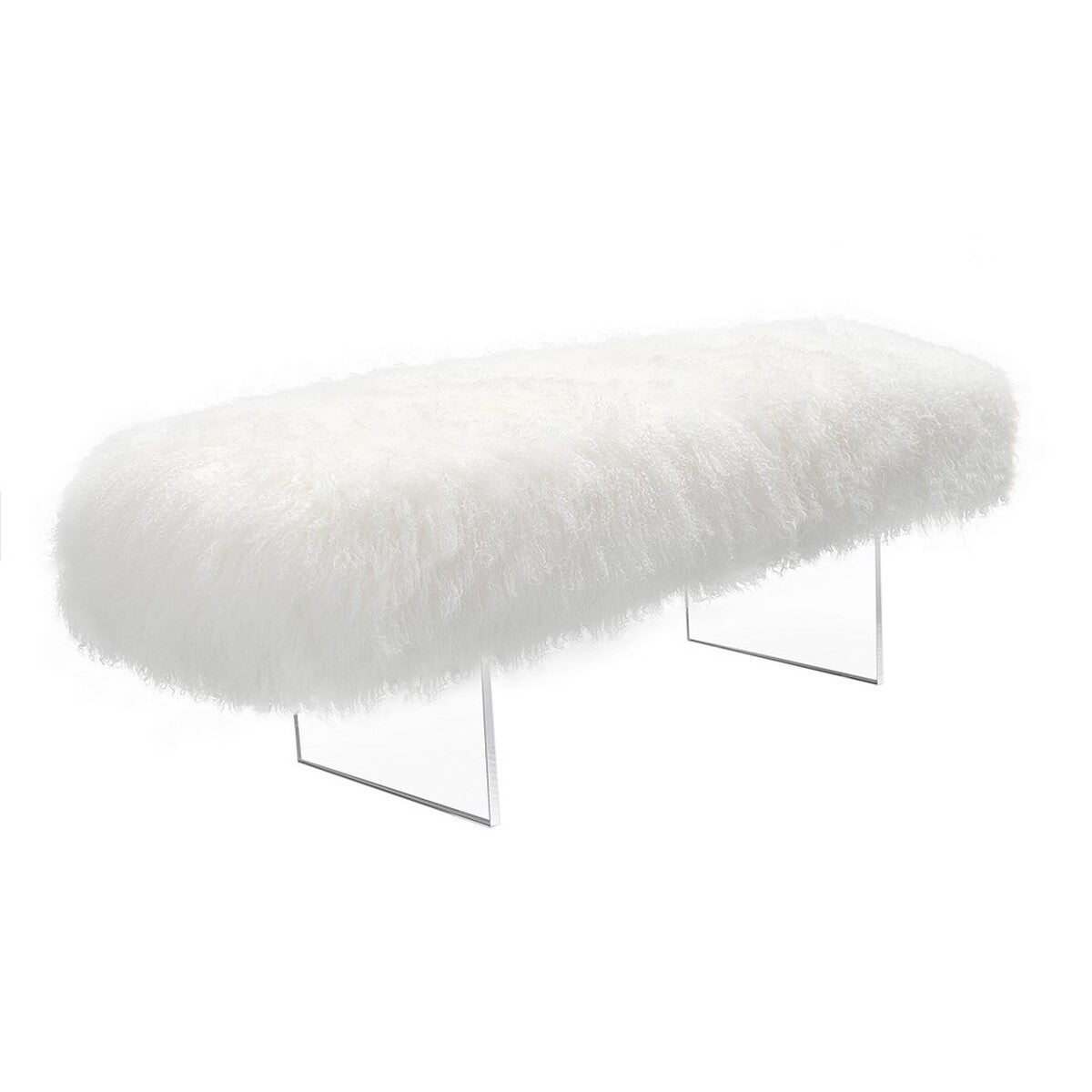 Safavieh Lilliana Sheepskin Bench | Benches | Modishstore - 8