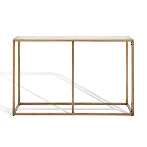 Safavieh Brynna Marble Console Table - Bronze | Console Tables | Modishstore - 2