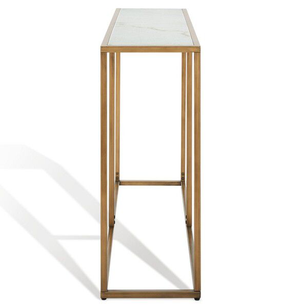 Safavieh Brynna Marble Console Table - Bronze | Console Tables | Modishstore - 5