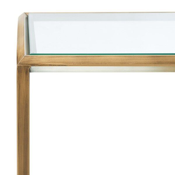 Safavieh Florabella Mirrored Accent Table- Bronze | Accent Tables | Modishstore - 4