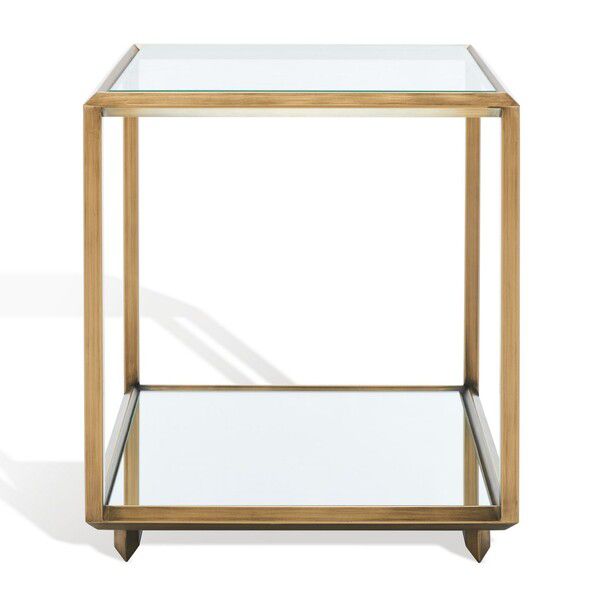 Safavieh Florabella Mirrored Accent Table- Bronze | Accent Tables | Modishstore - 2