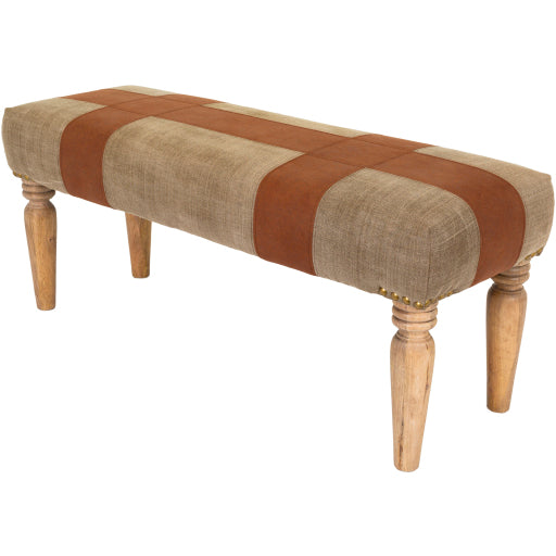 Surya Upholstered Bench - SHC-001 | Stools & Benches | Modishstore-2