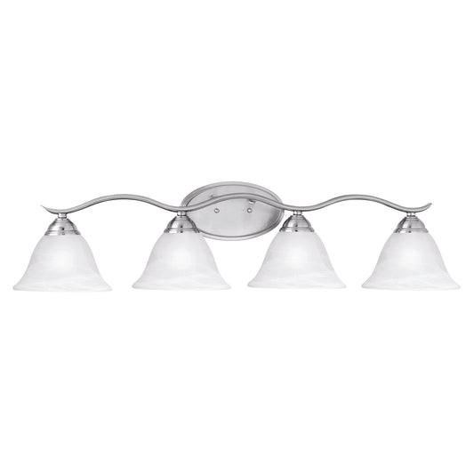 Prestige 4-Light Wall Lamp In Brushed Nickel  ELK | Vanity Light | Modishstore | SL748478