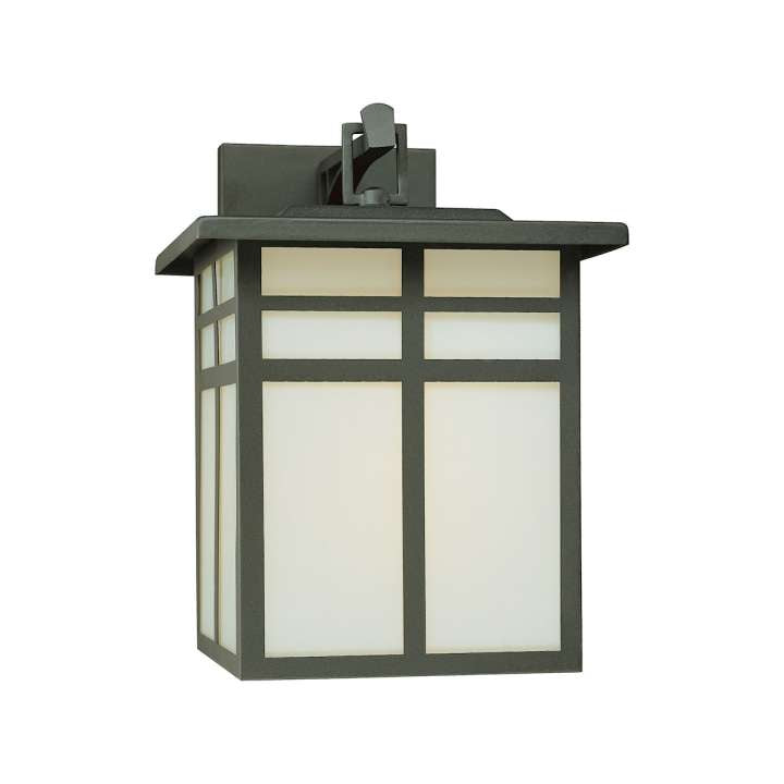 Mission 1-Light Outdoor Wall Lantern in Black | Sconces | Modishstore