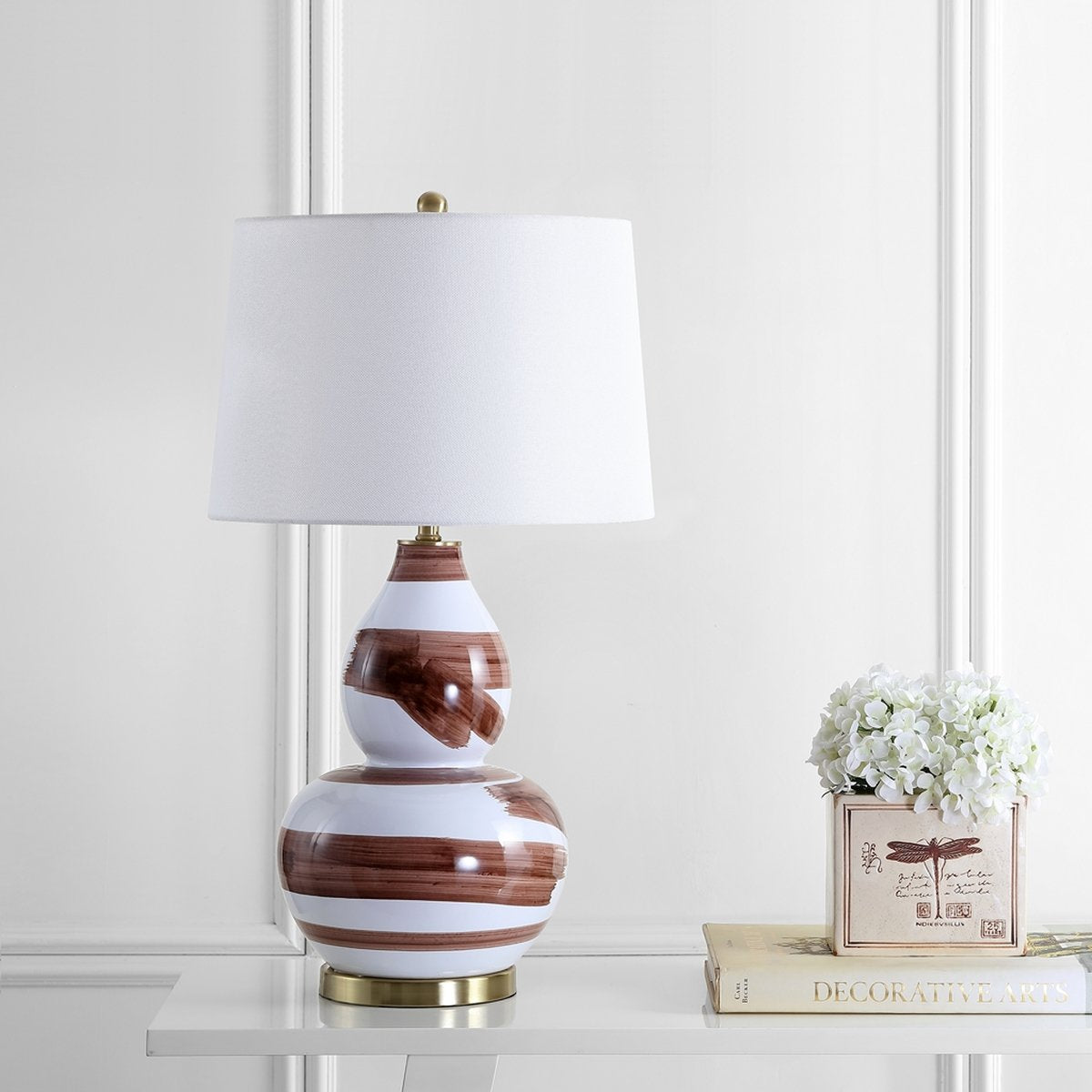 Safavieh Aileen Table Lamp - Brown | Table Lamps | Modishstore