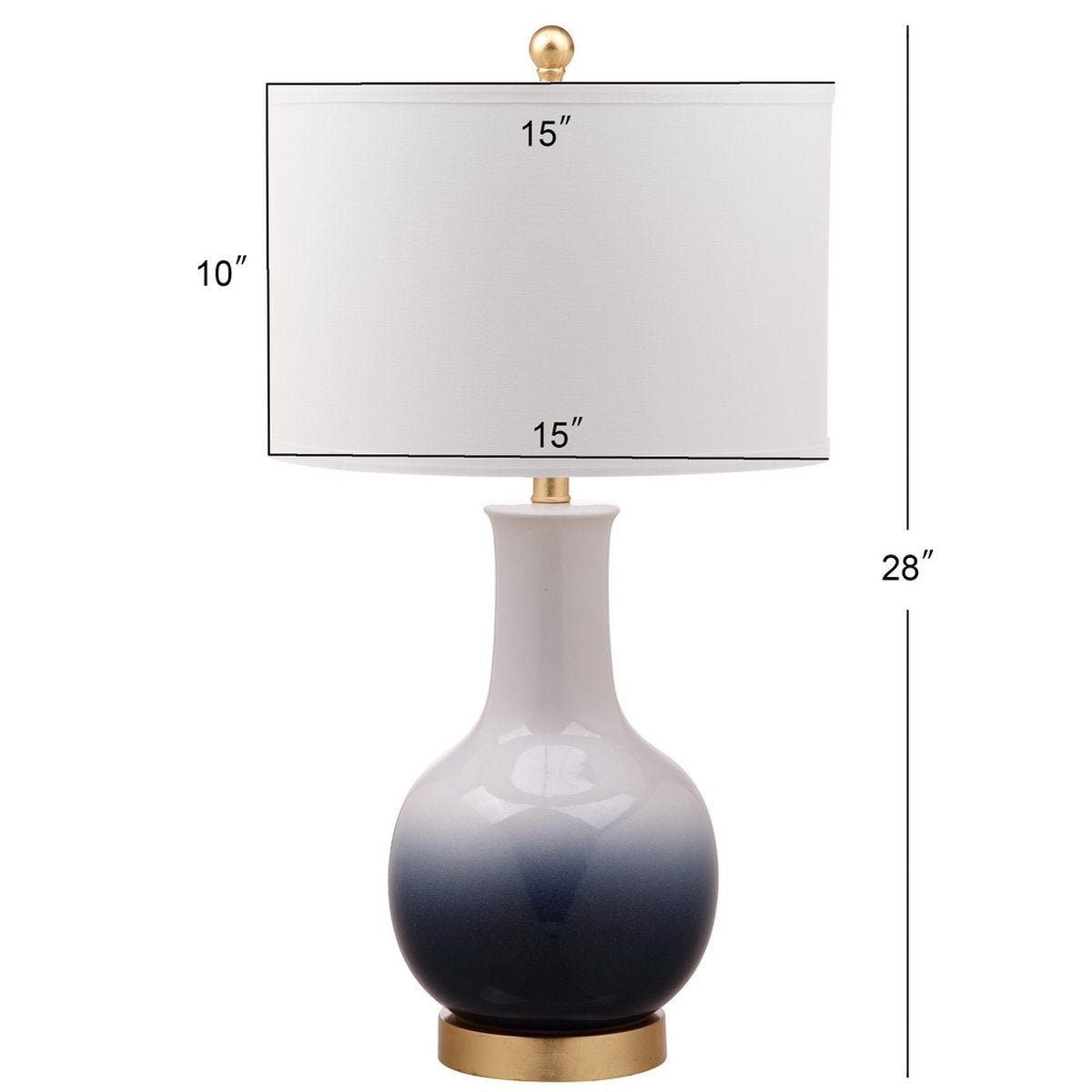 Safavieh Alfio Table Lamp - Navy | Table Lamps | Modishstore - 2