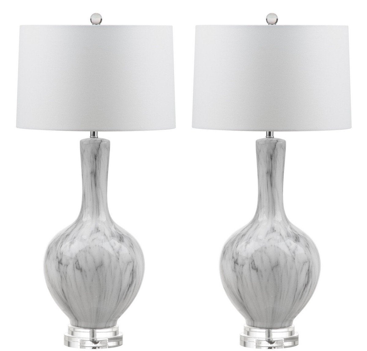 Safavieh Griffith Table Lamp Set Of 2 - White | Table Lamps | Modishstore - 2