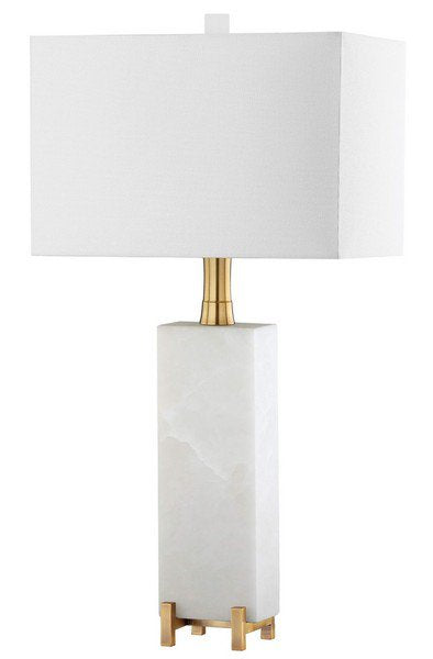 Safavieh Sloane Alabaster Table Lamp - White | Table Lamps | Modishstore - 2