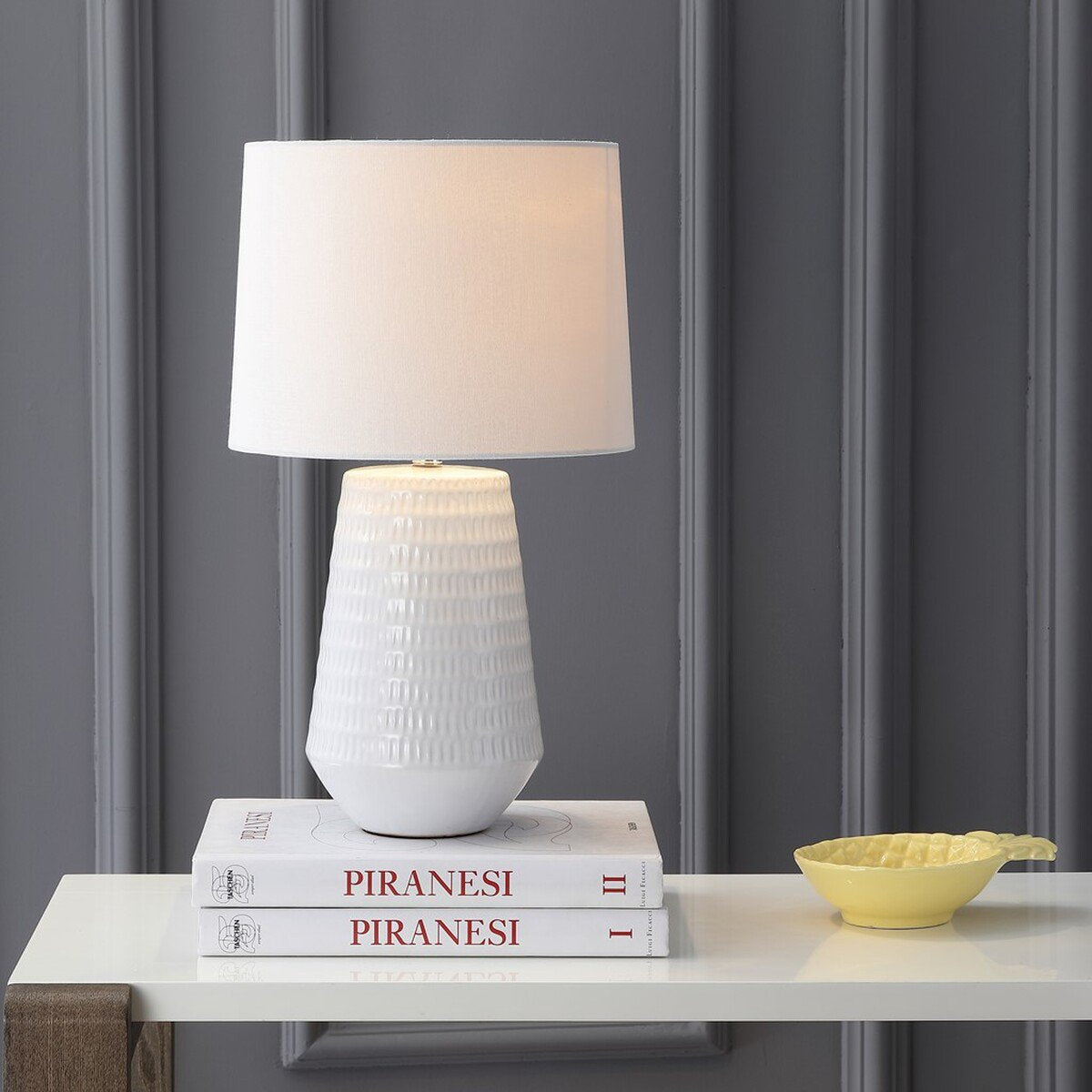 Safavieh Stark Table Lamp - White | Table Lamps | Modishstore