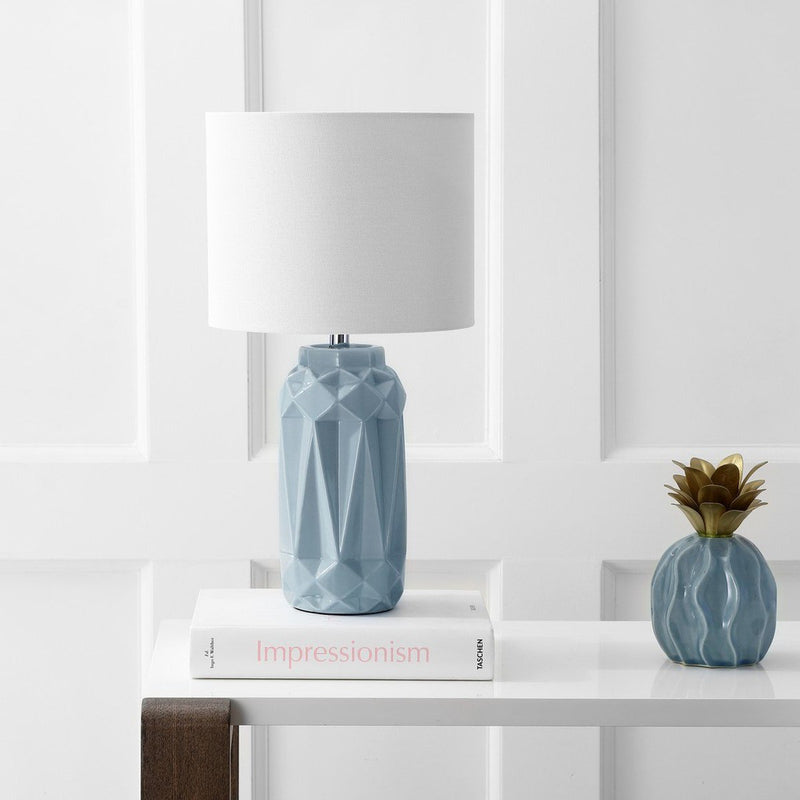 Safavieh Kelesie Table Lamp - Light Blue | Table Lamps | Modishstore