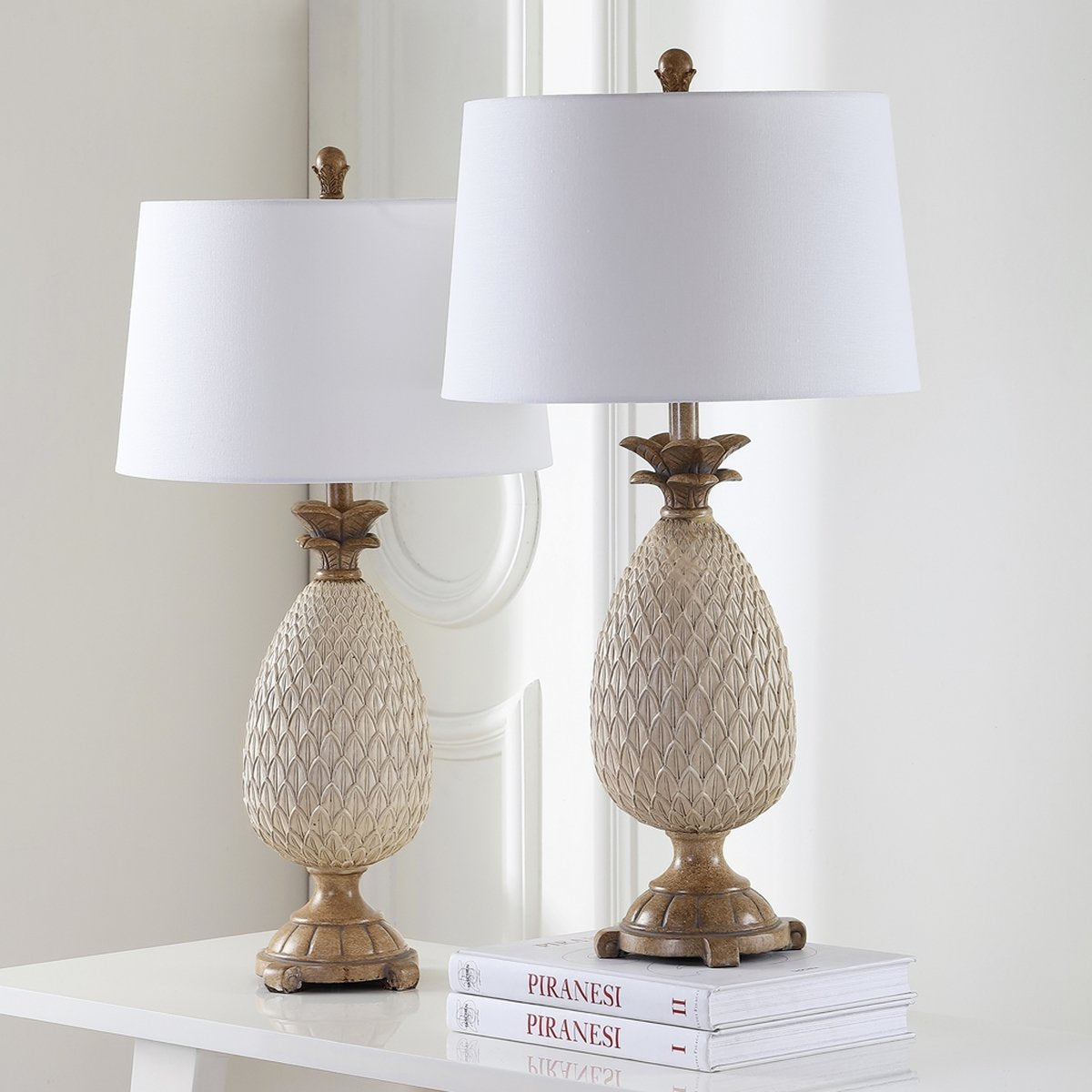 Safavieh Briar Table Lamp Set Of 2 - Antique Cream | Table Lamps | Modishstore - 2