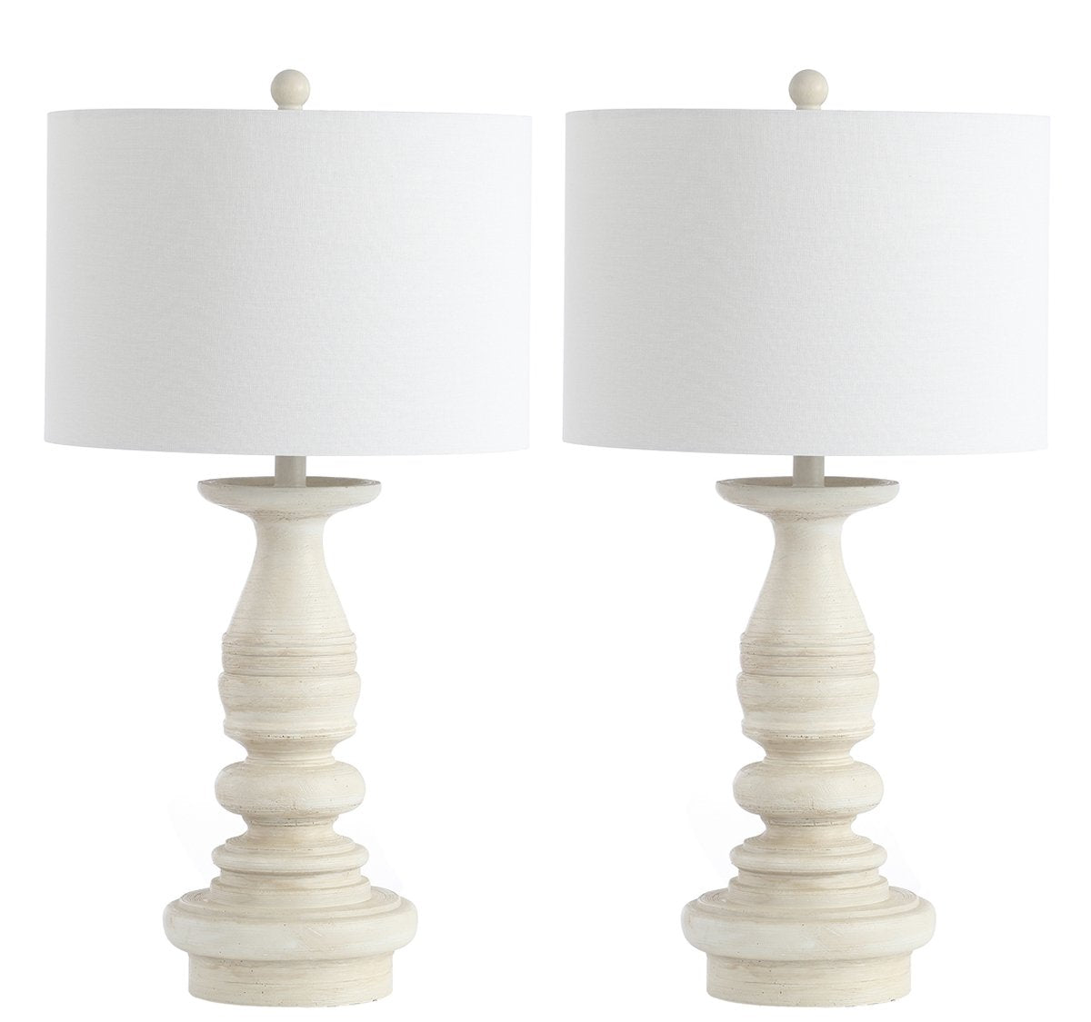 Safavieh Jareth Table Lamp Set Of 2 - White Wash | Table Lamps | Modishstore - 2