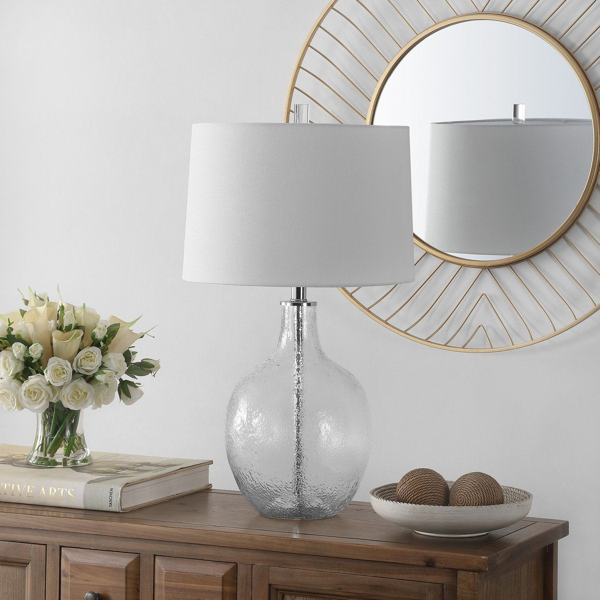 Safavieh Nadine Glass Table Lamp - Clear | Table Lamps | Modishstore - 3