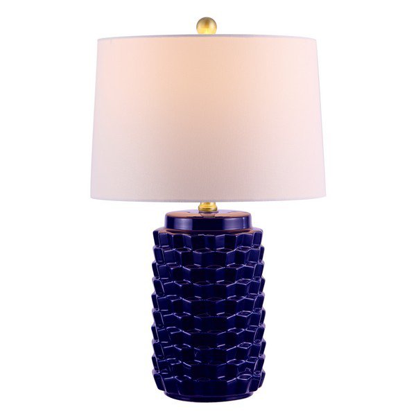 Safavieh Weldon Ceramic Table Lamp - Navy | Table Lamps | Modishstore - 2