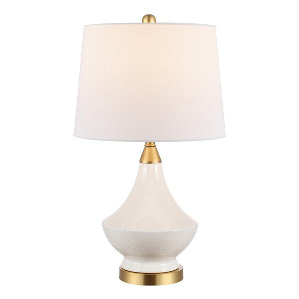 Safavieh Marlowe Glass Table Lamp Set Of 2 - White | Table Lamps | Modishstore - 2