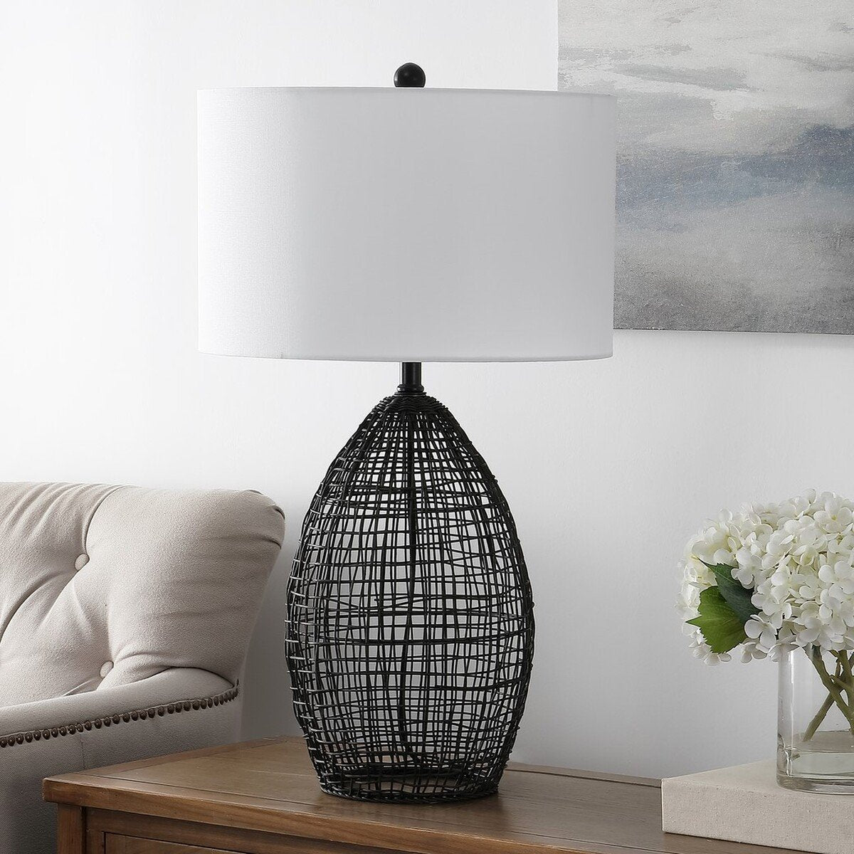 Safavieh Edren Table Lamp - Black | Table Lamps | Modishstore - 3