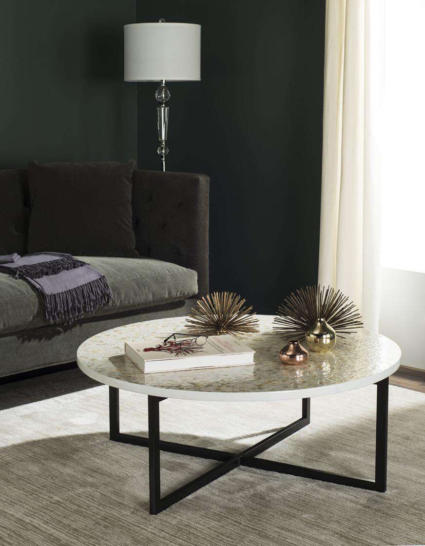 Safavieh Cheyenne Coffee Table - Beige | Coffee Tables | Modishstore - 3