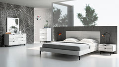 Nova Domus Valencia Contemporary White Bedroom Set